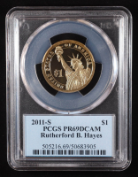 2011-S U.S. Presidential Proof $1 Coin - Rutherford B. Hayes 19th President (PCGS PR69DCAM) at PristineAuction.com
