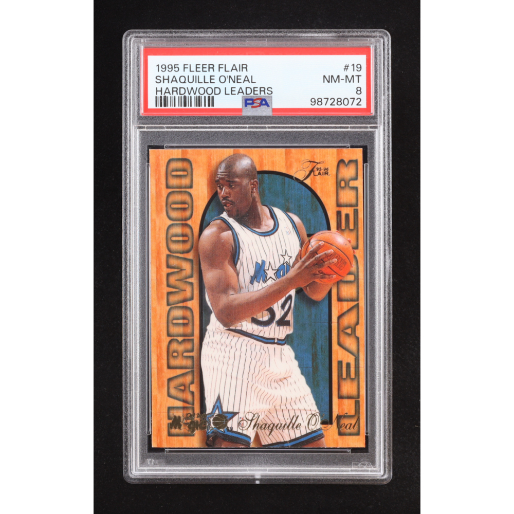 Shaquille O'Neal 1995-96 Fleer Flair Hardwood Leaders #19 (PSA 8) at PristineAuction.com
