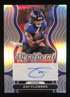 Zay Flowers 2024 Panini Prizm Significant Signatures #26 at PristineAuction.com