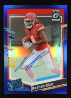 Rashee Rice 2023 Donruss Optic Rated Rookies Autographs Blue #257 RC #73/99 at PristineAuction.com