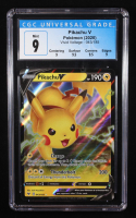 Pikachu V 2020 Pokemon Sword and Shield Vivid Voltage #043 (CGC 9) at PristineAuction.com