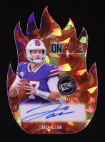 Josh Allen 2024 Press Pass Premium On Fire Autographs Crystals #OFJA1 #04/10 at PristineAuction.com