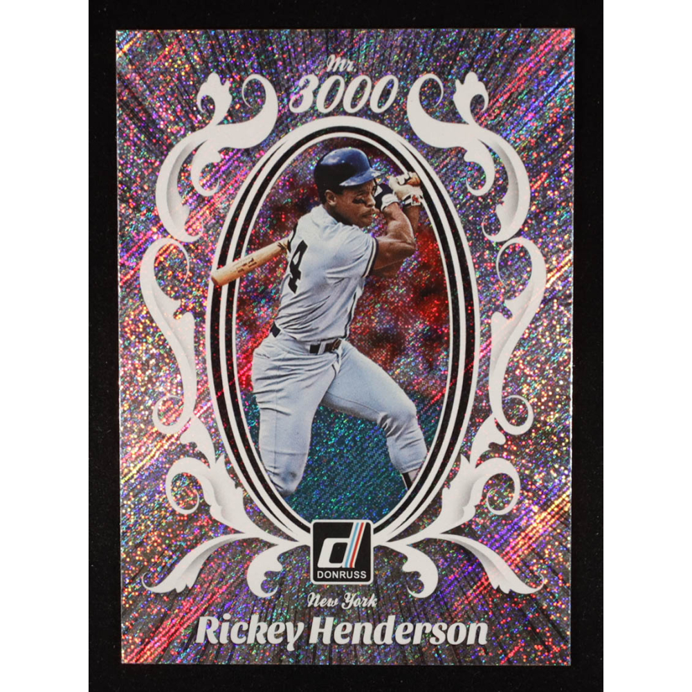 Rickey Henderson 2023 Donruss Mr. 3000 Rapture #1 at PristineAuction.com