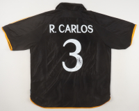 Roberto Carlos Signed Real Madrid Adidas Authentic Jersey (Beckett) at PristineAuction.com