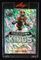 DeVonta Smith 2021 Leaf Metal Draft Touchdown Kings Autographed Pre-Production Proof Shimmer Green RC #1/1 at PristineAuction.com