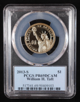 2013-S U.S. Presidential Proof $1 Coin - William H. Taft 27th President (PCGS PR69DCAM) at PristineAuction.com