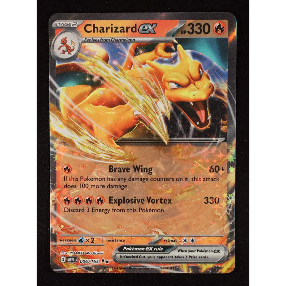 Charizard ex 2023 Pokemon Scarlet and Violet 151 #006 at PristineAuction.com