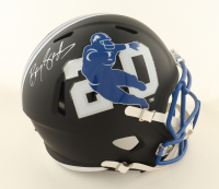Barry Sanders Signed Lions Full-Size Custom Speed Helmet (Schwartz) at PristineAuction.com