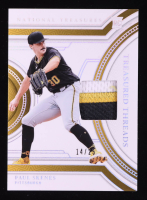 Paul Skenes 2024 Panini National Treasures Treasured Threads Holo Silver #9 #14/25 RC at PristineAuction.com