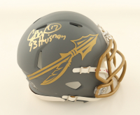 Charlie Ward Signed Florida State Seminoles Slate Alternate Speed Mini Helmet Inscribed "93 Heisman" (Schwartz) at PristineAuction.com