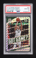 Giannis Antetokounmpo 2019-20 Panini Mosaic Got Game? Mosaic #25 (PSA 10) at PristineAuction.com