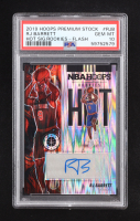 RJ Barrett 2019-20 Hoops Premium Stock Hot Signatures Rookies Flash #11 RC (PSA 10) at PristineAuction.com