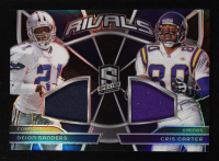 Cris Carter / Deion Sanders 2024 Panini Spectra Rivals Materials #12 #58/99 at PristineAuction.com