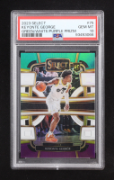 Keyonte George 2023-24 Select Prizms Green White Purple #75 RC (PSA 10) at PristineAuction.com