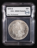 1879-S Morgan Silver Dollar, Reverse of '79 (ICG MS60) at PristineAuction.com