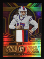 Josh Allen 2023 Panini Gold Standard Gold Rush Materials Rose Gold #4 #14/24 at PristineAuction.com