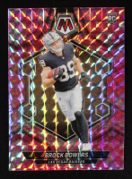 Brock Bowers 2024 Panini Mosaic Mosaic Camo Pink #313 RC at PristineAuction.com