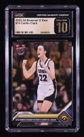 Caitlin Clark 2023-24 Bowman University Now #74 RC (CGC 10 | Pristine Black Label) at PristineAuction.com