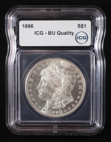 1886 Morgan Silver Dollar (ICG BU Quality) at PristineAuction.com