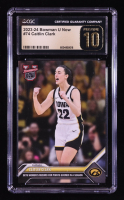 Caitlin Clark 2023-24 Bowman University Now #74 RC (CGC 10 | Pristine Black Label) at PristineAuction.com