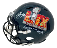 Zack Baun Signed Eagles Super Bowl 59 Full-Size Speed Helmet (Beckett) at PristineAuction.com