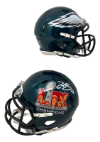 Zack Baun Signed Eagles Super Bowl 59 Speed Mini Helmet (Beckett) at PristineAuction.com