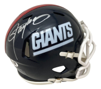 Lawrence Taylor Signed Giants Throwback Speed Mini Helmet (JSA) at PristineAuction.com