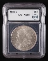 1885-O Morgan Silver Dollar (ICG AU58) at PristineAuction.com