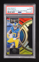 Puka Nacua 2023 Select Prizms Red and Yellow Die Cut #199 RC (PSA 10) at PristineAuction.com
