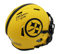 Joe Greene Signed Steelers Full-Size Authentic On-Field Rave Alternate Speed Helmet Inscribed "HOF 87" (Beckett) at PristineAuction.com