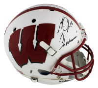 Melvin Gordon Signed Wisconsin Badgers Full-Size Helmet Inscribed "On Wisconsin" (Radtke) at PristineAuction.com