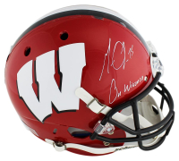 Melvin Gordon Signed Wisconsin Badgers Full-Size Helmet Inscribed "On Wisconsin" (Radtke) at PristineAuction.com