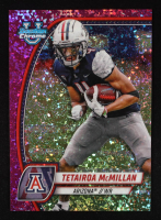 Tetairoa McMillan 2024 Bowman Chrome University Fuchsia Mini Diamond Refractors #170 RC #027/125 at PristineAuction.com