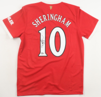 Teddy Sheringham Signed Manchester United F.C. Adidas Authentic Jersey (Beckett) at PristineAuction.com