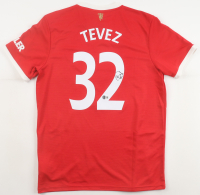 Carlos Tevez Signed Manchester United F.C. Adidas Authentic Jersey (Beckett) at PristineAuction.com