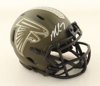 Michael Vick Signed Falcons Salute to Service Alternate Speed Mini Helmet (Schwartz) at PristineAuction.com
