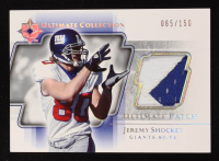 Jeremy Shockey 2004 Ultimate Collection Game Jersey Patches #UPJS #065/150 at PristineAuction.com