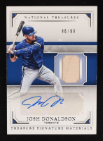 Josh Donaldson 2017 Panini National Treasures Treasure Signature Materials #37 #46/99 at PristineAuction.com