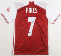 Robert Pires Signed Arsenal Adidas Authentic Jersey (Beckett) at PristineAuction.com