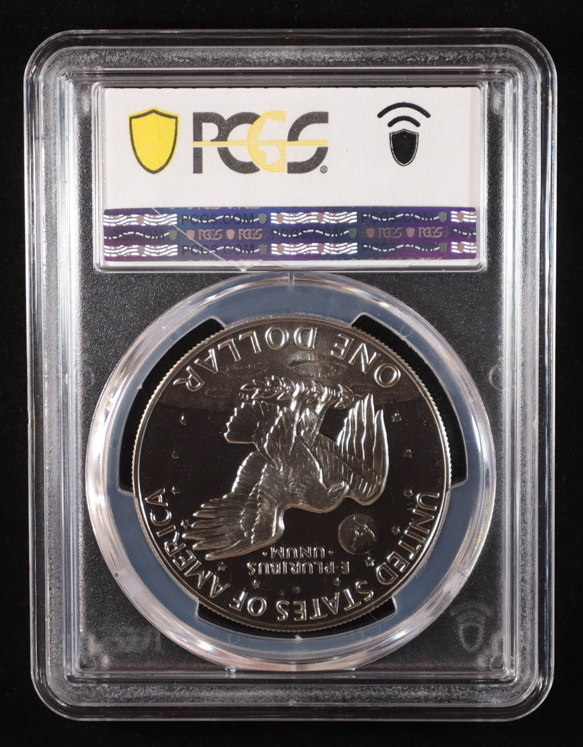 1977-S Eisenhower Silver Dollar - Deep Cameo Proof (PCGS PR69DCAM) at PristineAuction.com 1977-S Eisenhower Silver Dollar - Deep Cameo Proof (PCGS PR69DCAM) at PristineAuction.com