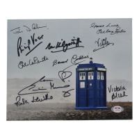 "Dr. Who" 8x10 Photo Signed by (10) with Bernard Cribbins, Caroline Munro, Victorial Alcock (PSA) at PristineAuction.com