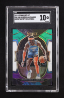 Shai Gilgeous-Alexander 2022-23 Select Prizms Green White Purple #56 (SGC 10) at PristineAuction.com