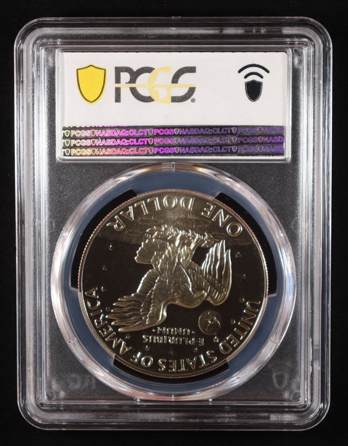 1977-S Eisenhower Silver Dollar - Deep Cameo Proof (PCGS PR69DCAM) at PristineAuction.com 1977-S Eisenhower Silver Dollar - Deep Cameo Proof (PCGS PR69DCAM) at PristineAuction.com
