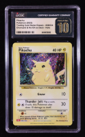 Pikachu 2023 Pokemon Trading Card Game Classic Charizard and Ho-Oh ex Deck #008 (CGC 10 | Pristine Black Label) at PristineAuction.com
