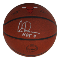 Artis Gilmore Signed Bulls Logo NBA Basketball Inscribed "HOF 11" (Schwartz) at PristineAuction.com