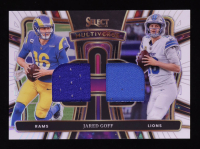 Jared Goff 2024 Select Multiverse Dual Jerseys Prizm White #35 #74/75 at PristineAuction.com
