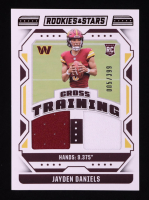 Jayden Daniels 2024 Rookies and Stars Cross Training Materials #16 RC #005/399 at PristineAuction.com