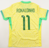 Ronaldinho Signed Brazil Nike Authentic Jersey Inscribed "R10" (Beckett) at PristineAuction.com