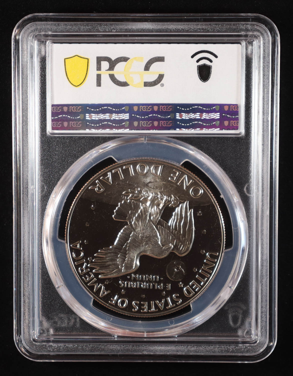 1977-S Eisenhower Silver Dollar - Deep Cameo Proof (PCGS PR69DCAM) at PristineAuction.com 1977-S Eisenhower Silver Dollar - Deep Cameo Proof (PCGS PR69DCAM) at PristineAuction.com