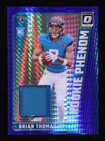 Brian Thomas Jr. 2024 Donruss Optic Rookie Phenoms Blue Hyper #8 RC at PristineAuction.com